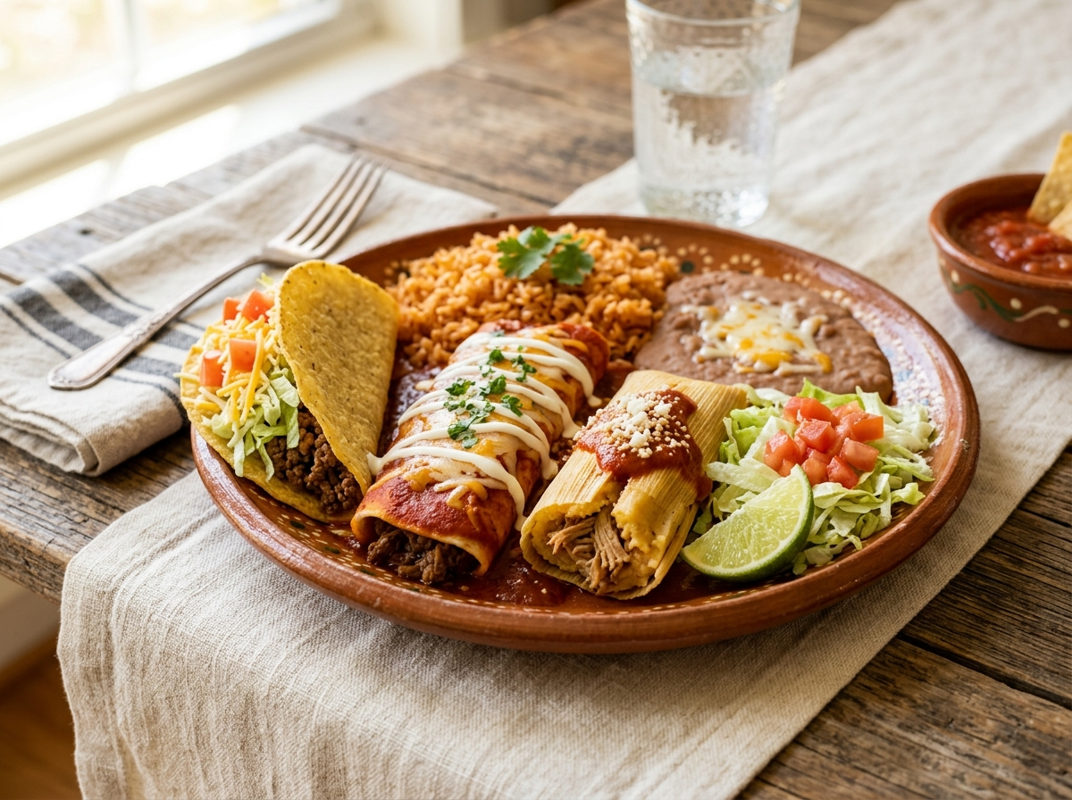 Azteca Combination Plate