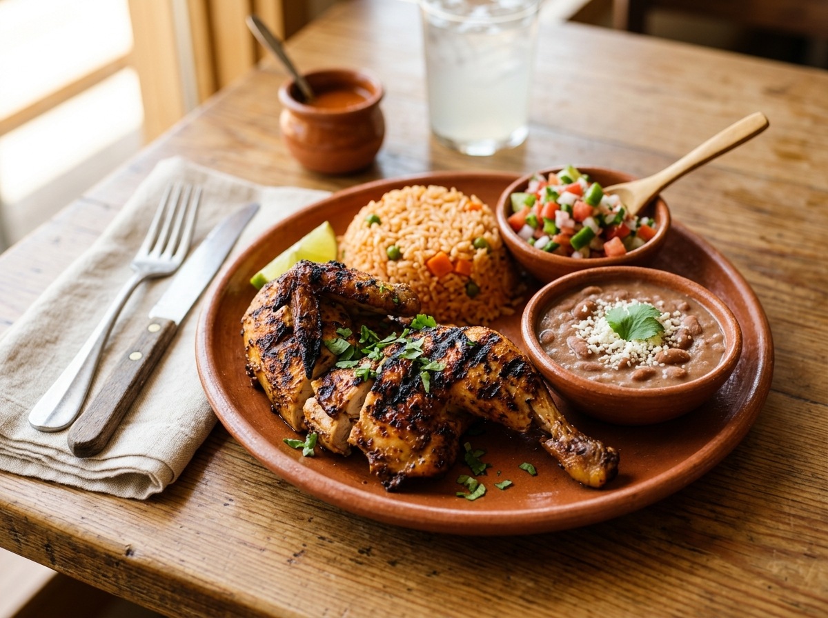 Pollo Asado Plate